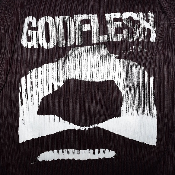 Godflesh Sample Cable Knit Sweater by Digital Trenches - Picture 2 of 2